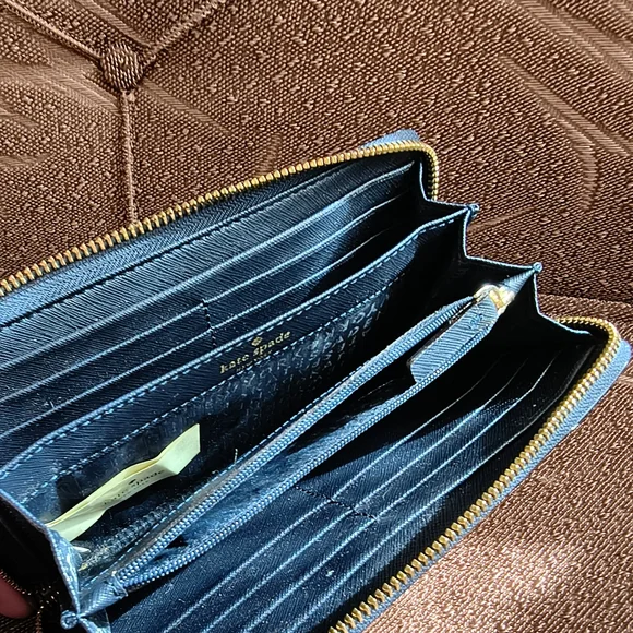 Kate Spade Floral Print Zip-Around Wallet - Multicolor - Picture 3 of 4